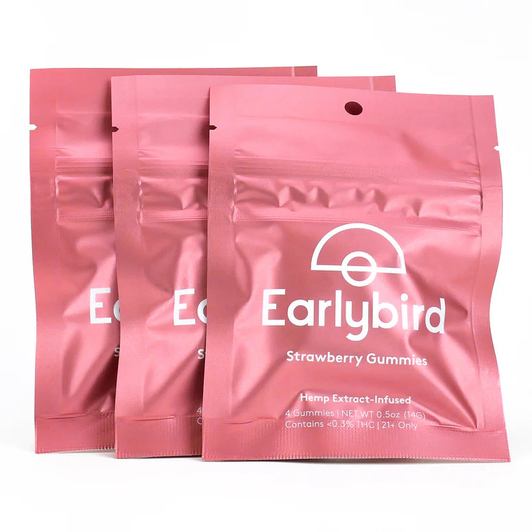 Earlybird Full Spectrum CBD Gummies (4-pack) w/ 2.5mg delta 9 THC | Earlybird CBD