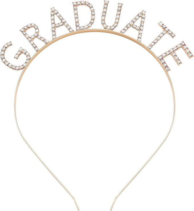 HSWE Graduation Headbands Sparkle Rhinestone GRADUATE Hairband Crystal 2023 GRADUATE Letter Headw... | Amazon (US)