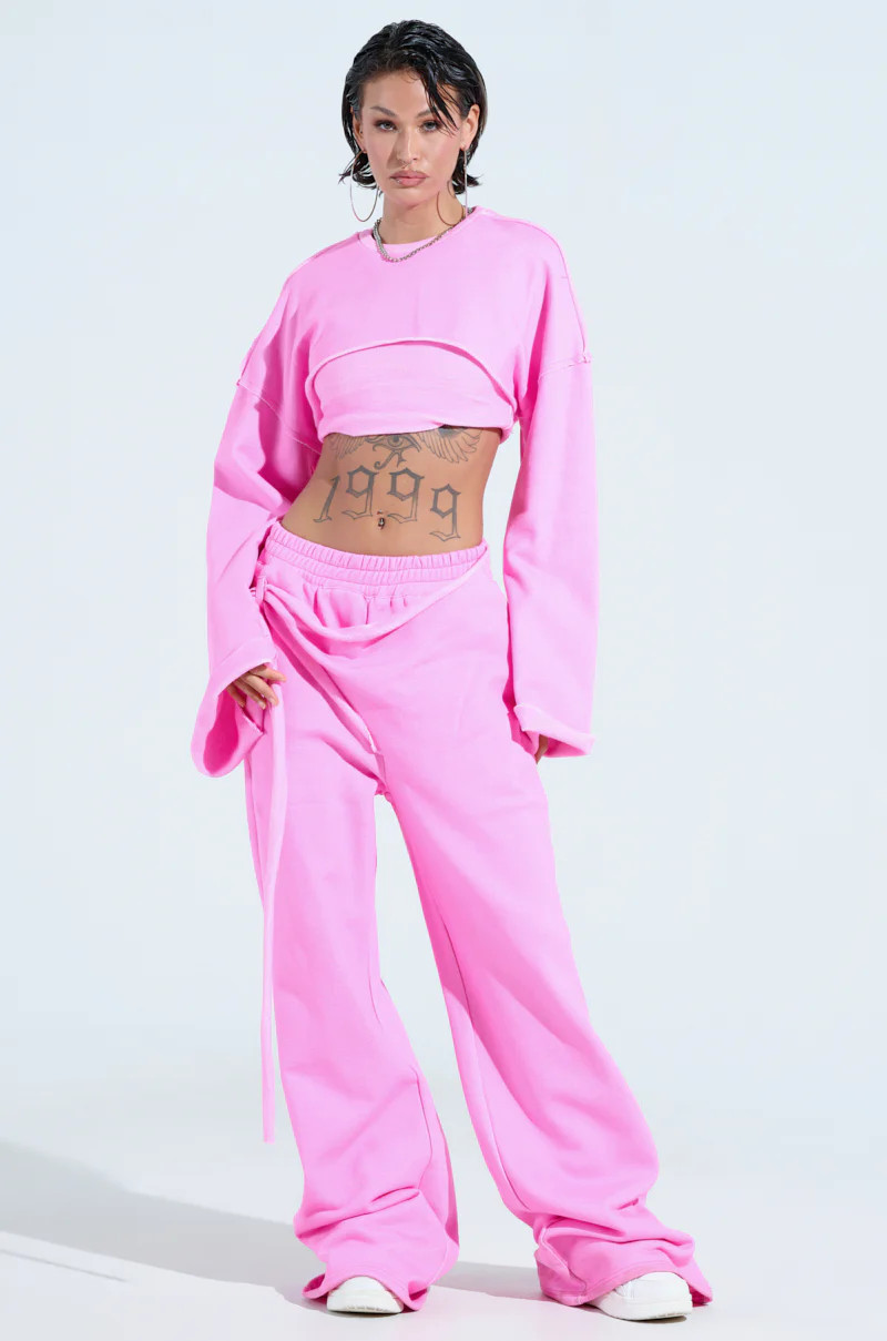 ISSA WIDE LEG JOGGER | AKIRA