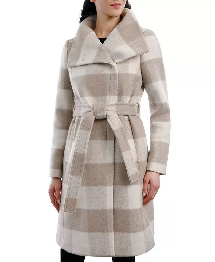 Women's Asymmetric Belted Wrap Coat, Created for Macy's | Macys (US)