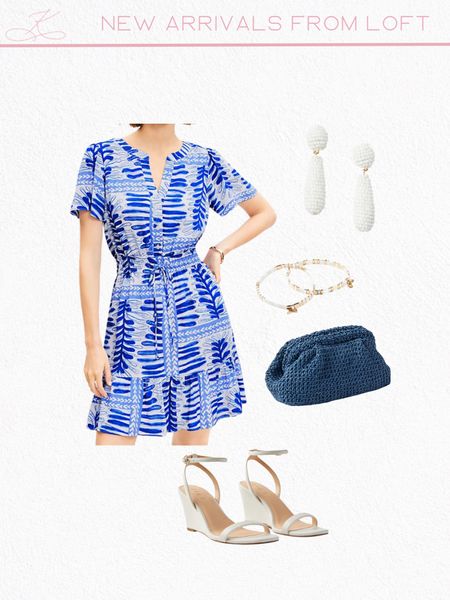 New arrivals from LOFT! Love this summer dress! I can see wearing it with heels for date night and white sneakers for weekend errands! 

Summer outfit, dress, summer dress, work wear, wedding guest outfit, wedding guest dress, neutral heels, white heels, sandals 

#LTKSeasonal #LTKFindsUnder50 #LTKOver40