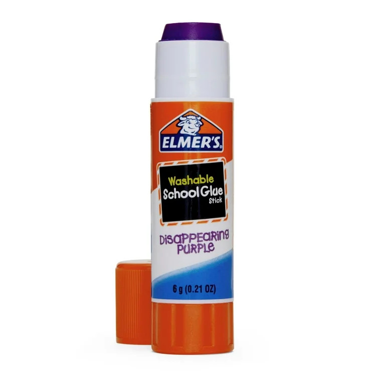 Elmer's Disappearing Purple School Glue Sticks, Washable, 2 Count | Walmart (US)