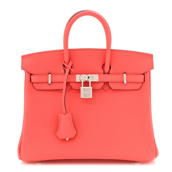 Hermes Swift Birkin 25 Rose Texas | FASHIONPHILE (US)