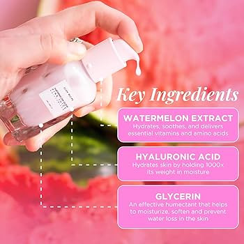 Glow Recipe Smooth Skin Sailing Skincare Set - Watermelon Glow Pink Juice Facial Moisturizer + Si... | Amazon (US)