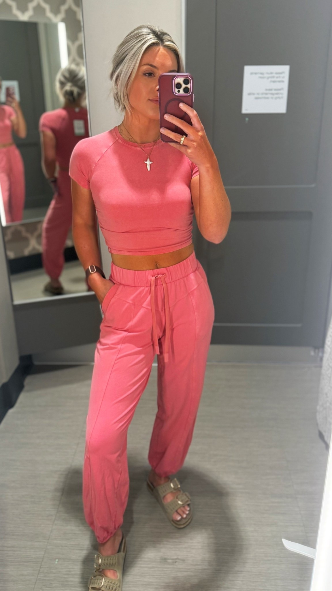 Target two piece set. 
Wearing a small in both top and bottom.

#LTKgrwm #LTKootd #LTKActive