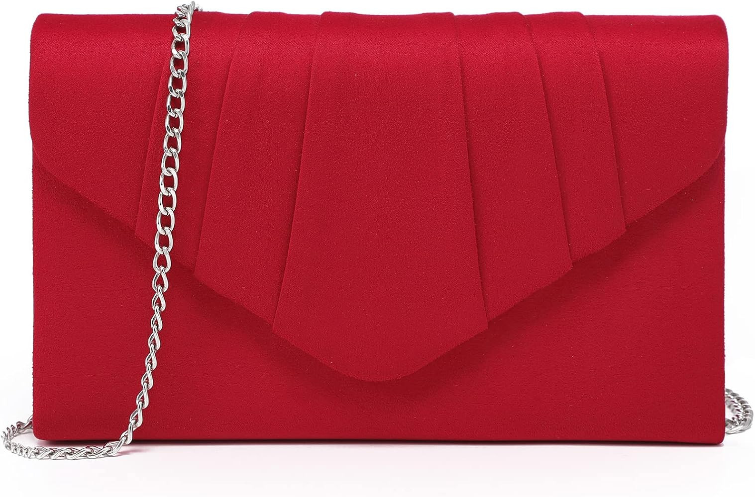 Dasein Women's Evening Bag Pleated Envelope Clutch Handbag Wedding Party Bridal Purse | Amazon (US)