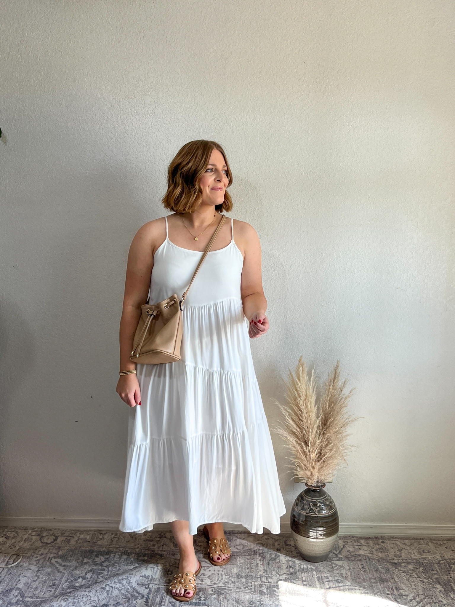 Amazon maxi dress// love how flowy this one is! I have it in 2 colors. Adjustable straps 

Wearing L (tts)

#LTKfindsunder50 #LTKmidsize #LTKsalealert