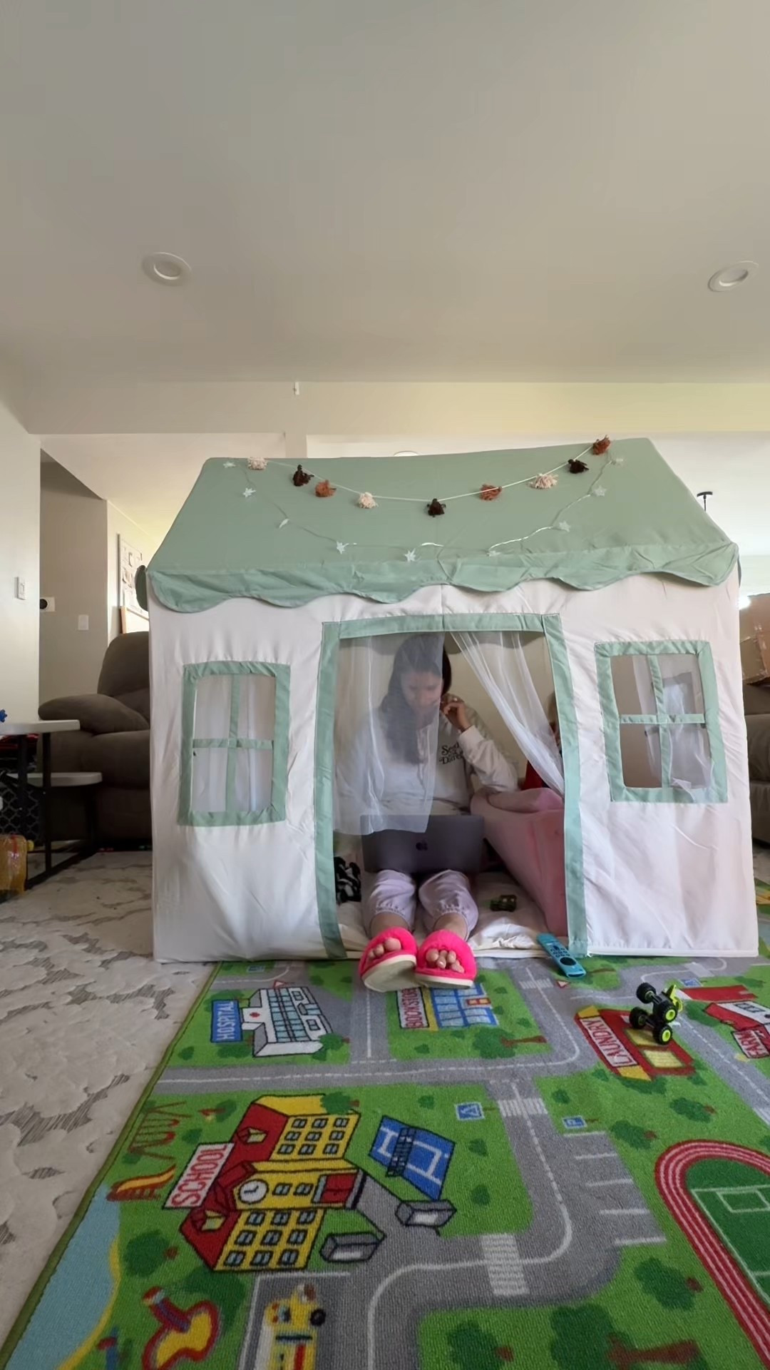This cute little tent is so fun for littles (and to work on if you’re a wfh mom). Plus my dog even loves to lay in it too  

#LTKHome #LTKKids #LTKFamily