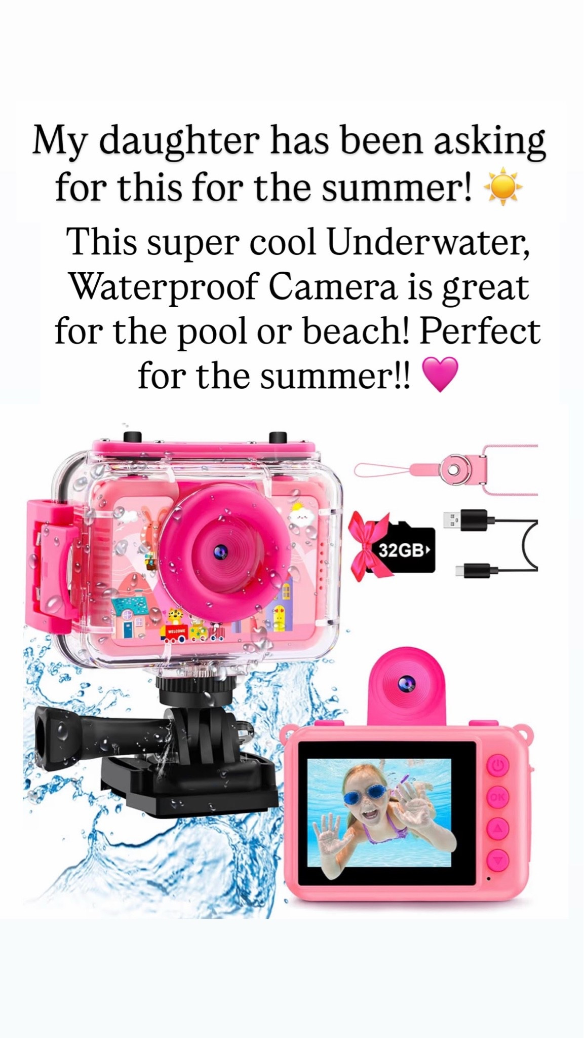 Waterproof and underwater camera for the summer!!!

#LTKKids