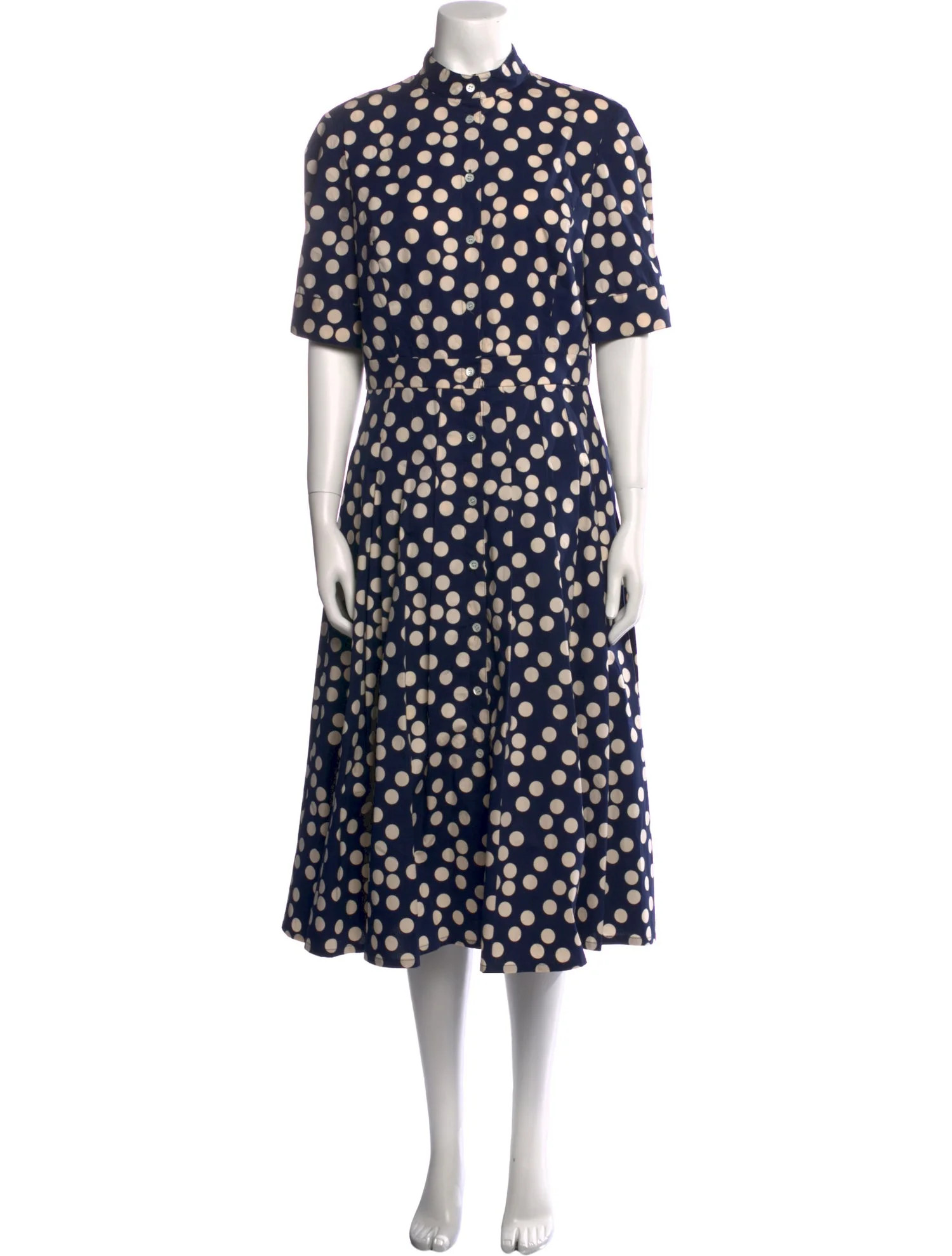 Polka Dot Print Midi Length Dress | The RealReal