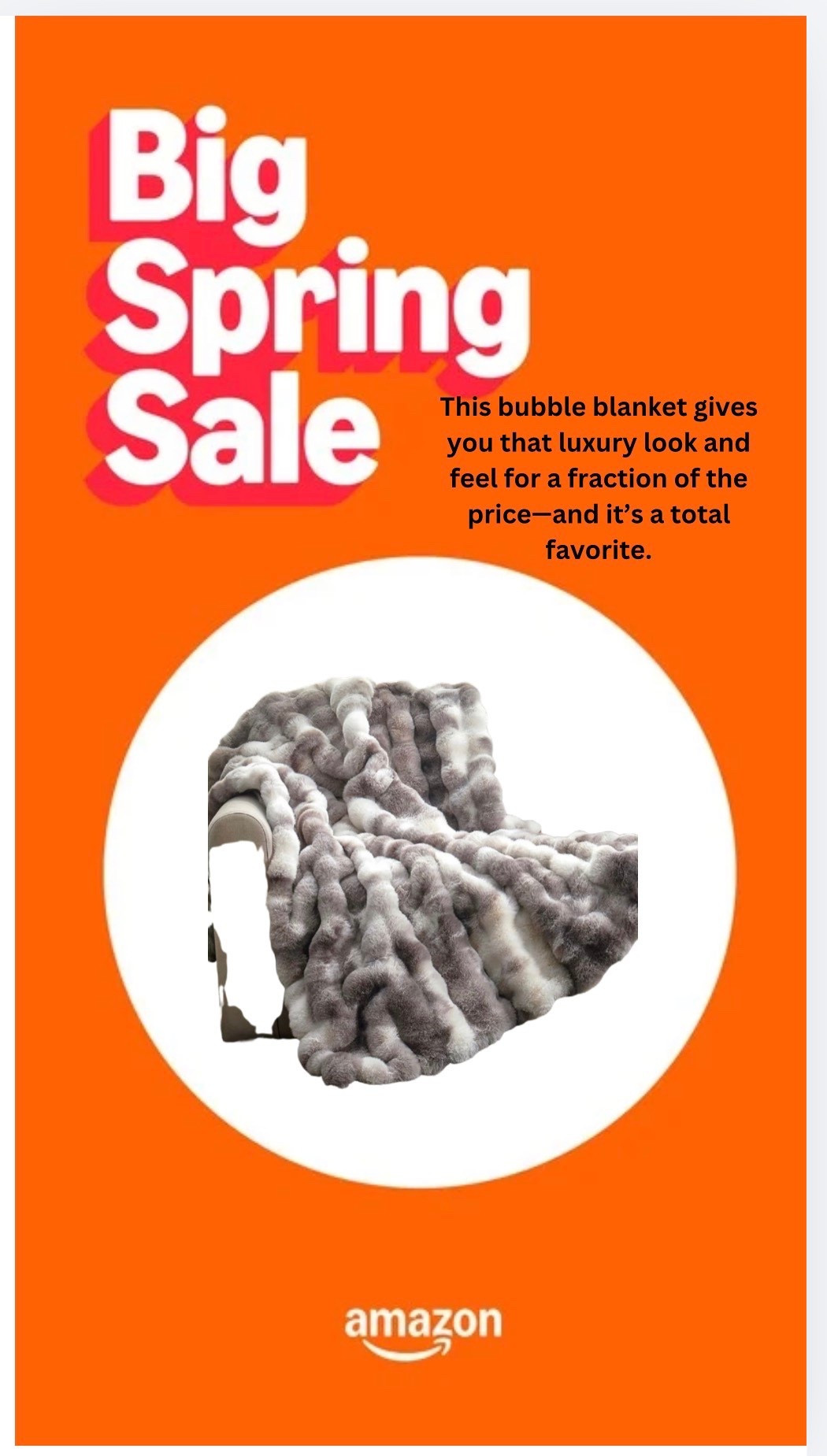 This bubble blanket gives you that luxury look and feel for a fraction of the price—and it’s a total favorite.  Amazon big spring sale 

#LTKdayinmylife #LTKHome #LTKSaleAlert