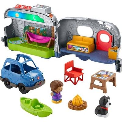 Fisher-Price Little People Light-up Learning Camper Playset | Target