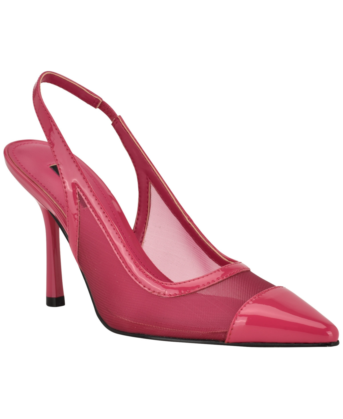 Nine West Women's Jermain Slingback Dress Pumps - Pink Mesh | Macy's