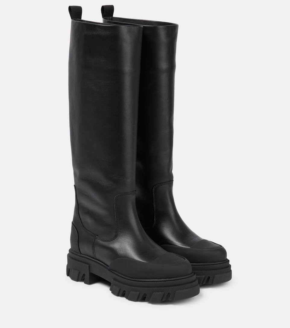 Knee-high leather boots | Mytheresa (UK)