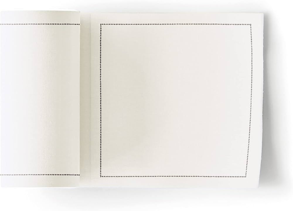 My Drap Basics Cotton Cocktail Napkin, 50 Per Roll, Cream, 4.3 x 4.3 Inch | Amazon (US)