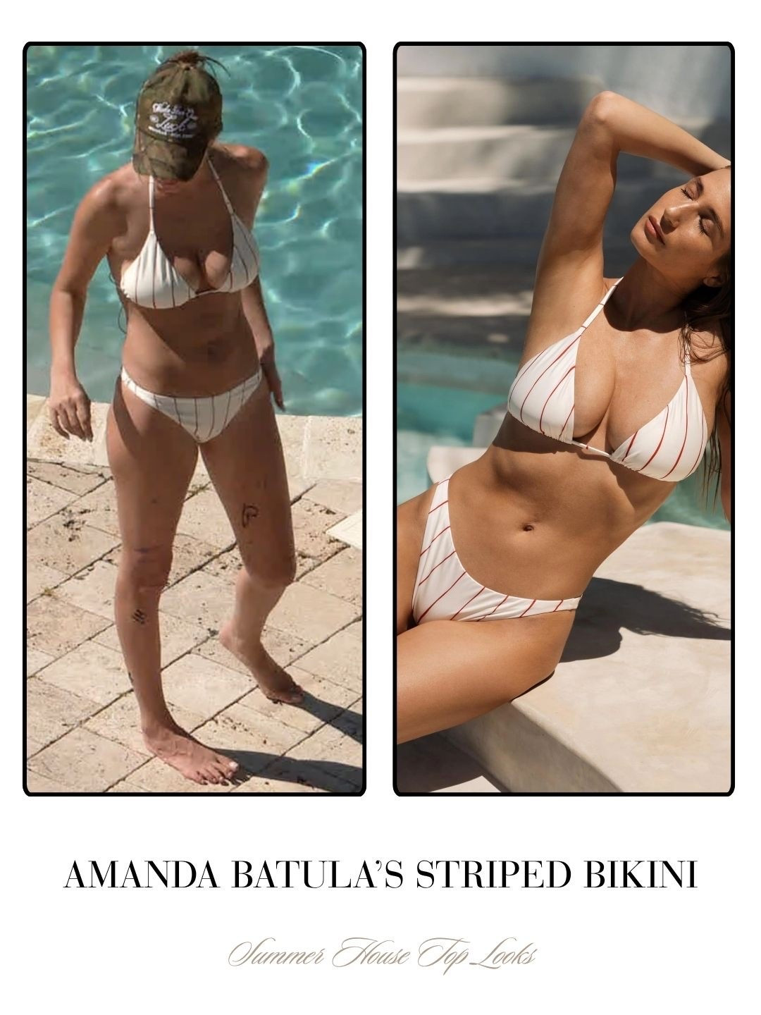Amanda Batula’s Striped Bikini // Sold Out by Amanda Batula Swim