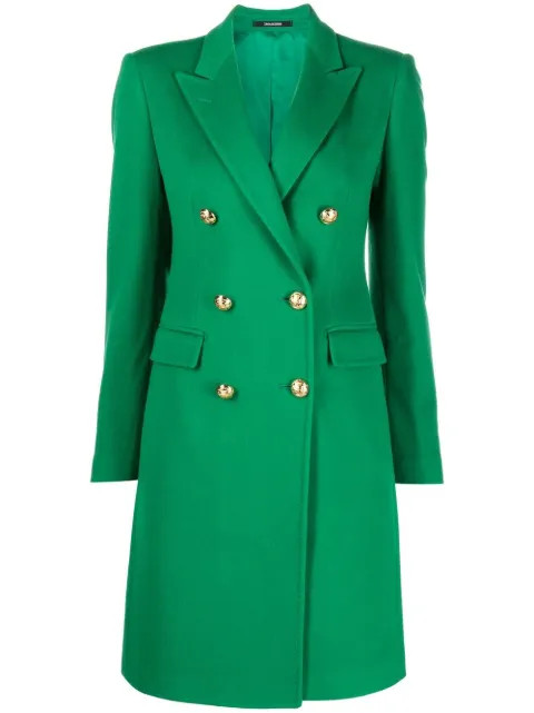 Tagliatore double-breasted Midi Coat - Farfetch | Farfetch Global