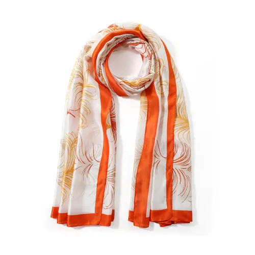 Youzey The Maribel Scarf in Orange at Nordstrom | Nordstrom