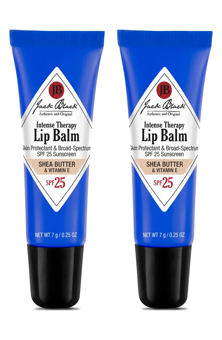 Jack Black Intense Therapy Lip Balm SPF 25 Duo | Nordstrom | Nordstrom