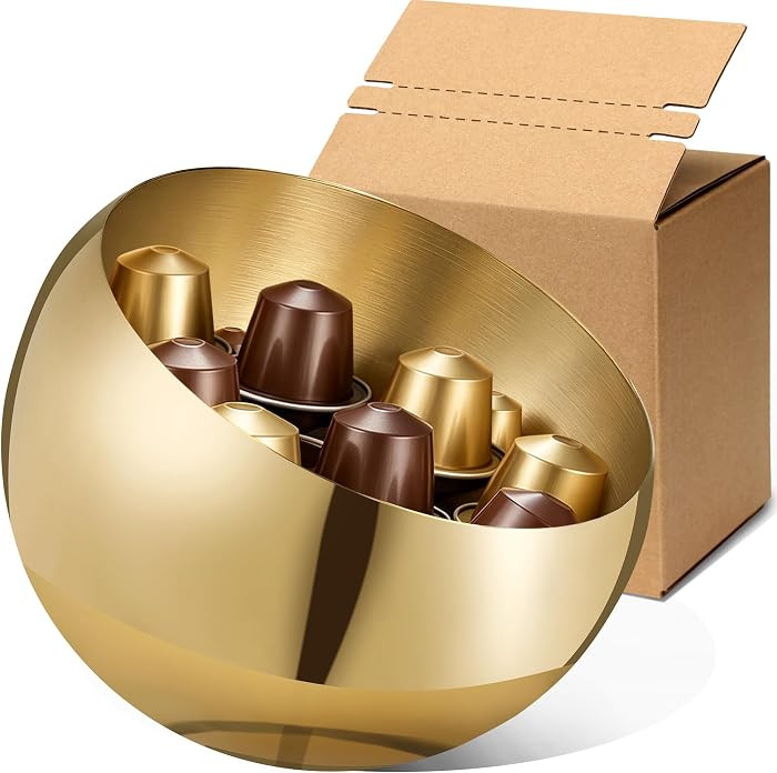 Coffee Pod Holder, Stainless Steel Coffee Pod Basket | Multi-Function Coffee Pods Holder for Coun... | Amazon (US)
