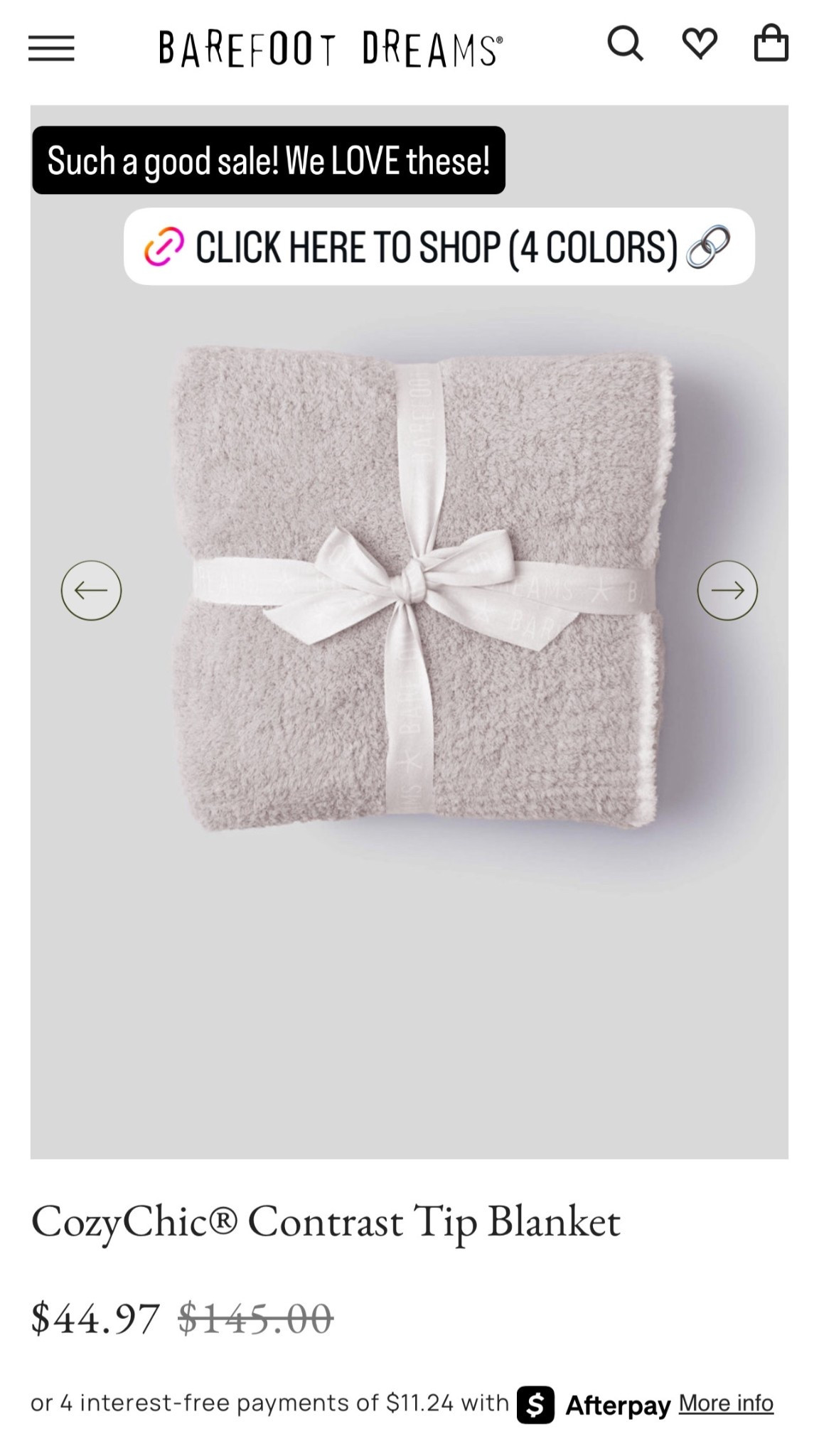 Bearfoot dreams blanket sale!

#LTKHome #LTKHoliday #LTKGiftGuide