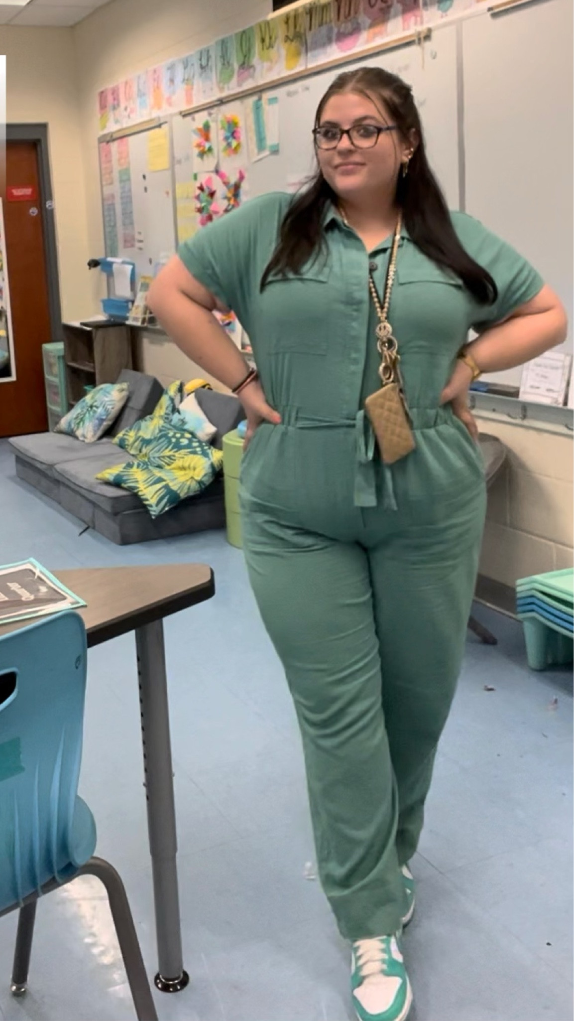 Teacher jumpsuit? 😍

#LTKShoeCrush #LTKPlusSize #LTKMidsize