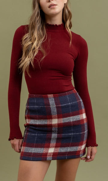 WAVY WARMTH MOCKNECK SWEATER | Harper's Den