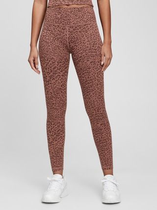 GapFit High Rise Blackout Ribbed Full Length  Leggings | Gap (US)