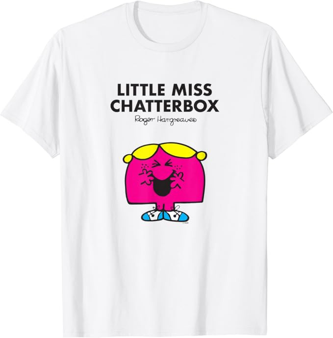 Mr. Men Little Miss Chatterbox T-Shirt | Amazon (US)