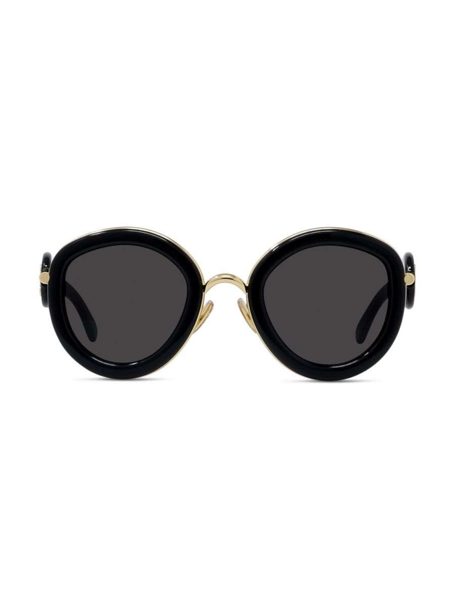 Metal Round 49MM Sunglasses | Saks Fifth Avenue