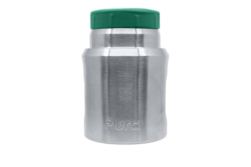 Pura Lunch Insulated Stainless Steel Jar - Kitchen Food Storage Containers with Lids for Hot Lunch or Cold Food - Portable, Zero BPA, Zero Plastic & Easy to Clean for All Ages - 13.5oz | Amazon (US)