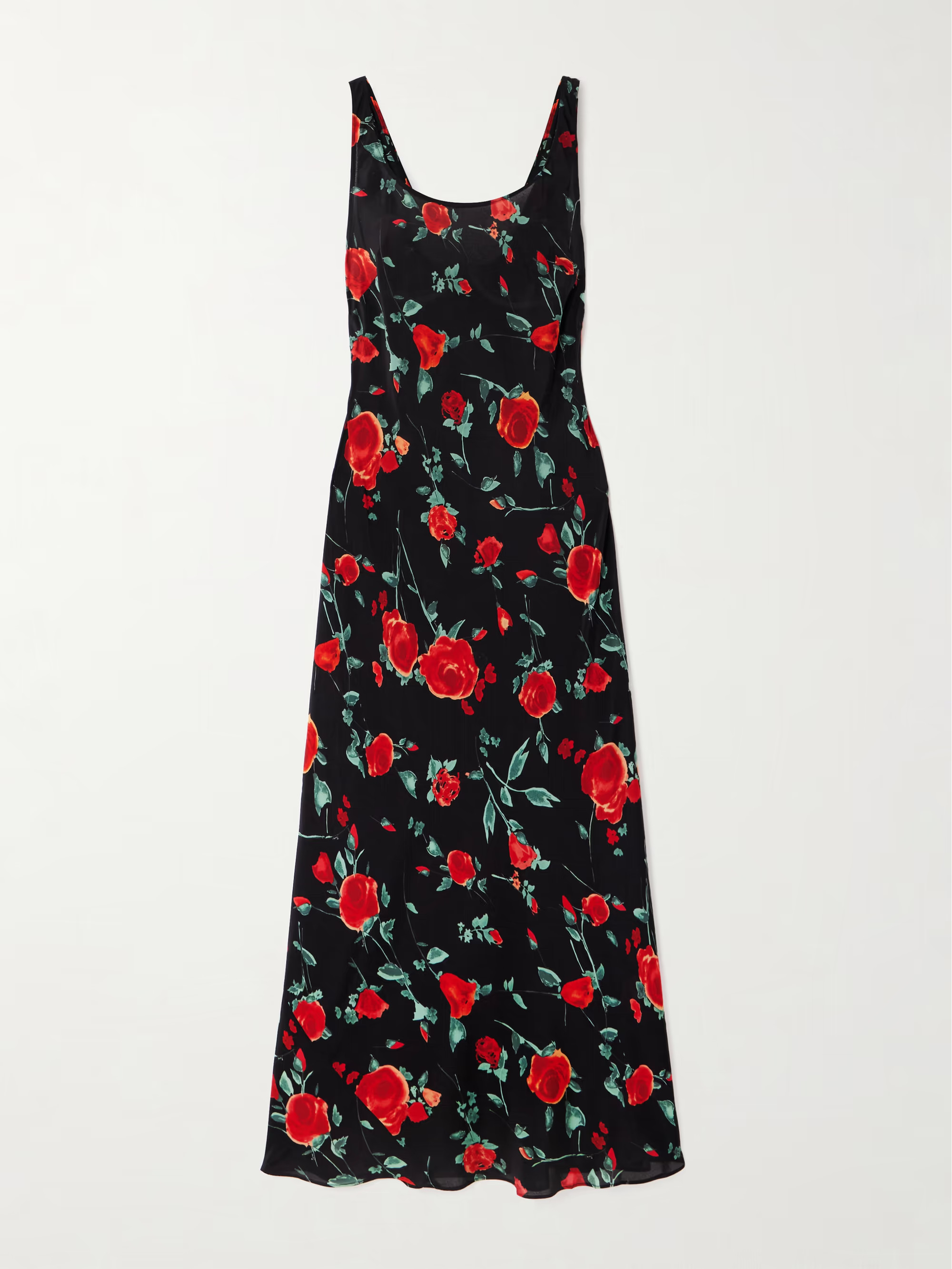 Bondi floral-print silk crepe de chine midi dress | NET-A-PORTER (UK & EU)