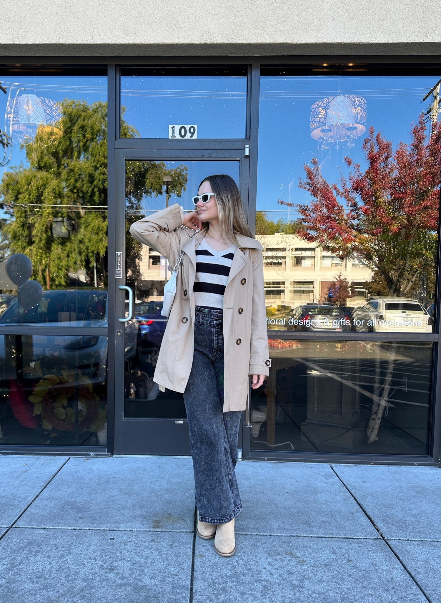 Striped sweater, trench coat & high-waisted jeans are the perfect fall/winter uniform. Works in the spring too. And summer. Okay, always! 

Outfit inspiration, outfit ideas, winter fashion, winter outfit, trench coat, denim style, winter boots

#LTKstyletip #LTKshoecrush #LTKSeasonal