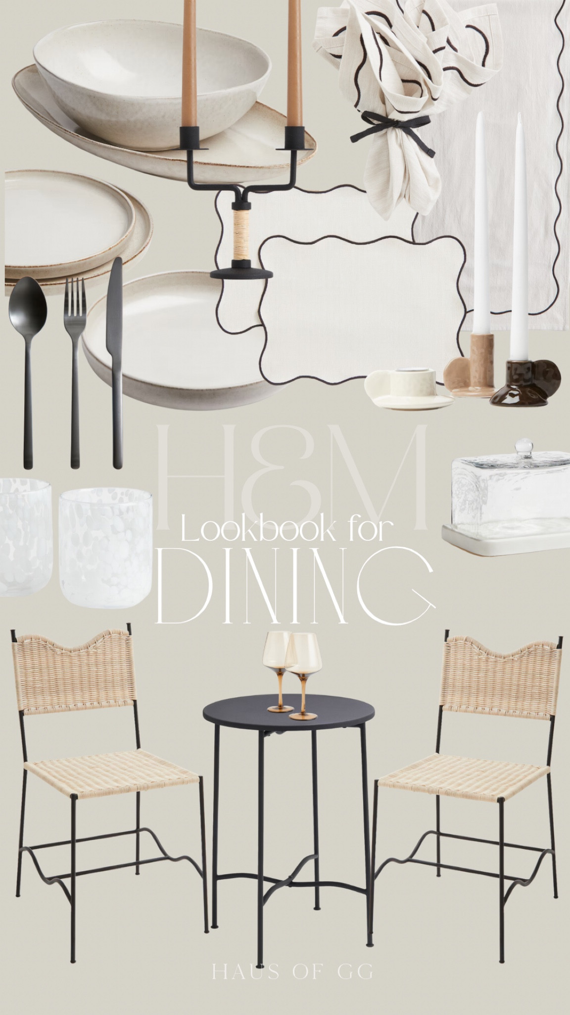 Entertain your guests in style with these dining room favorites! #diningroom #hosting #tablesettings #entertaining 
#homeessentials