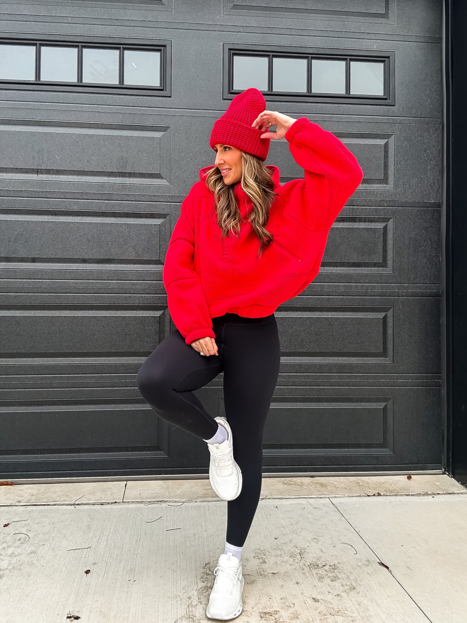 My recent @FPMovement haul /// Winter hues and holiday red // #FPMovementPartner