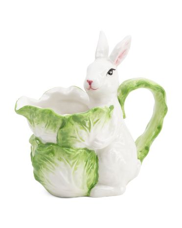 Cabbage Bunny Creamer | TJ Maxx