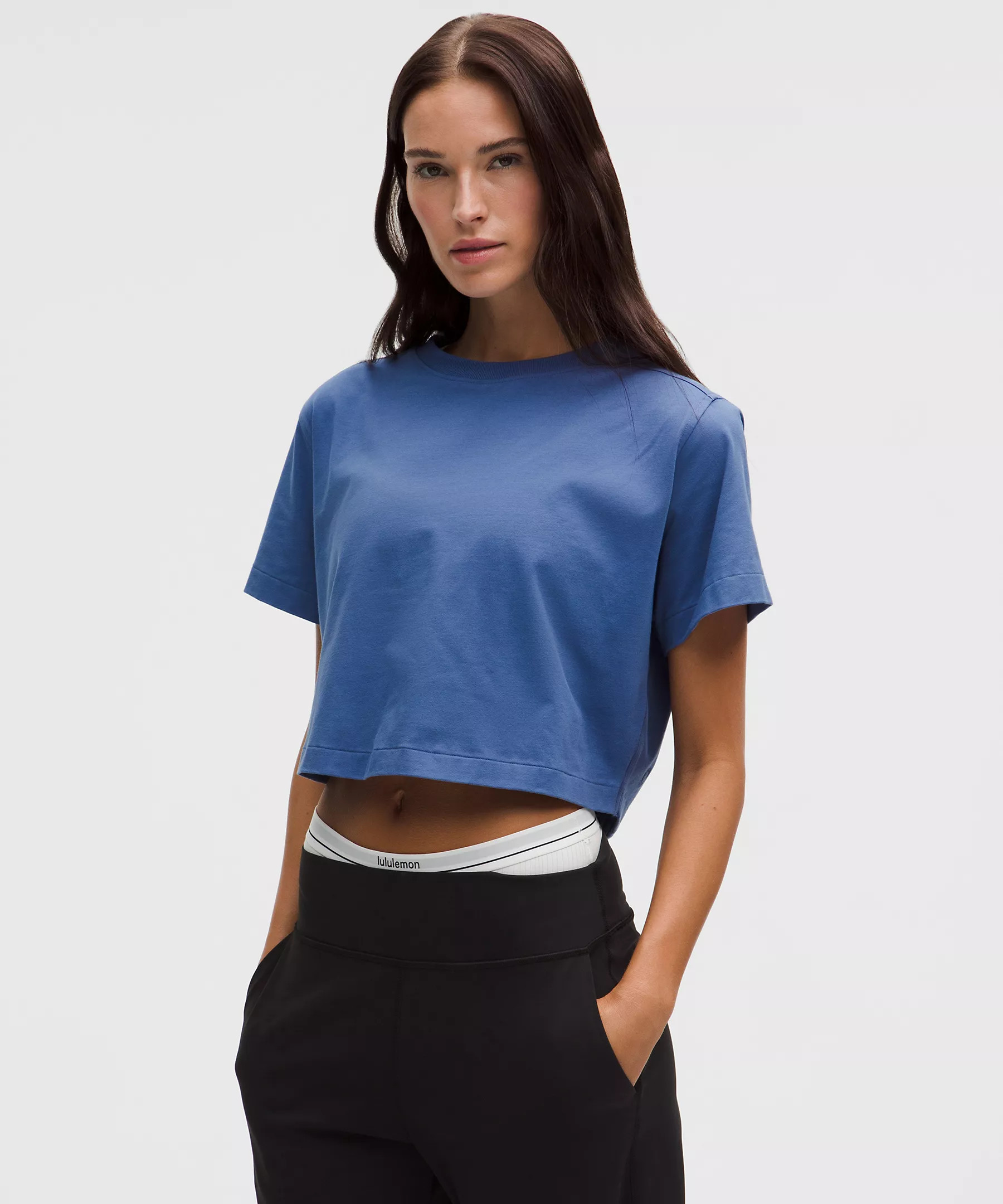 All Yours Organic Cotton Cropped T-Shirt | lululemon (CA)