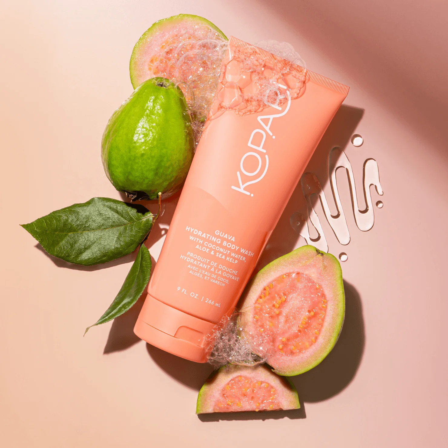 Guava Hydrating Body Wash with Coconut Water, Aloe & Sea Kelp | Kopari