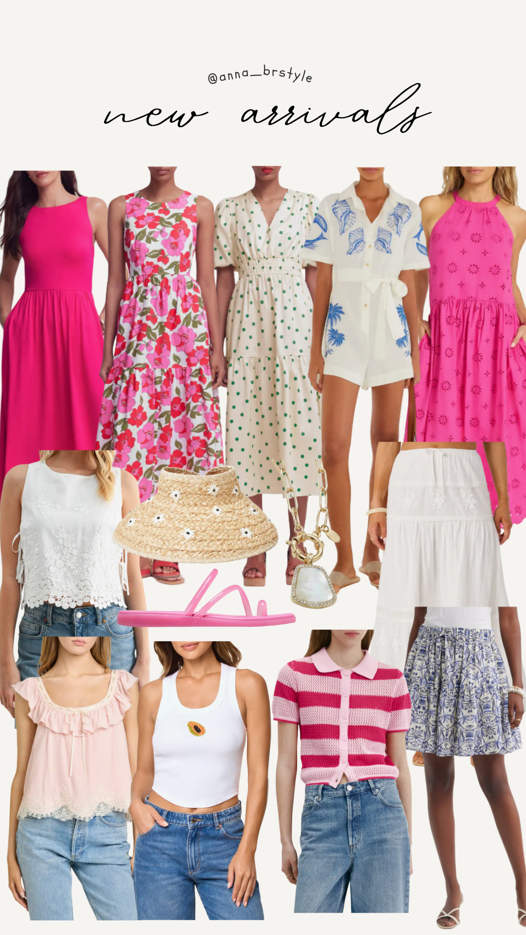Add a pop of color to your summer wardrobe with these playful new arrivals, from breezy dresses to vacation-ready accessories.

colorful summer outfit, vacation ready style, resort wear look, feminine summer fashion, bright vacation outfit, summer dresses, coastal chic, vacation style, new arrivals, summer trends 

 #LTKOver40