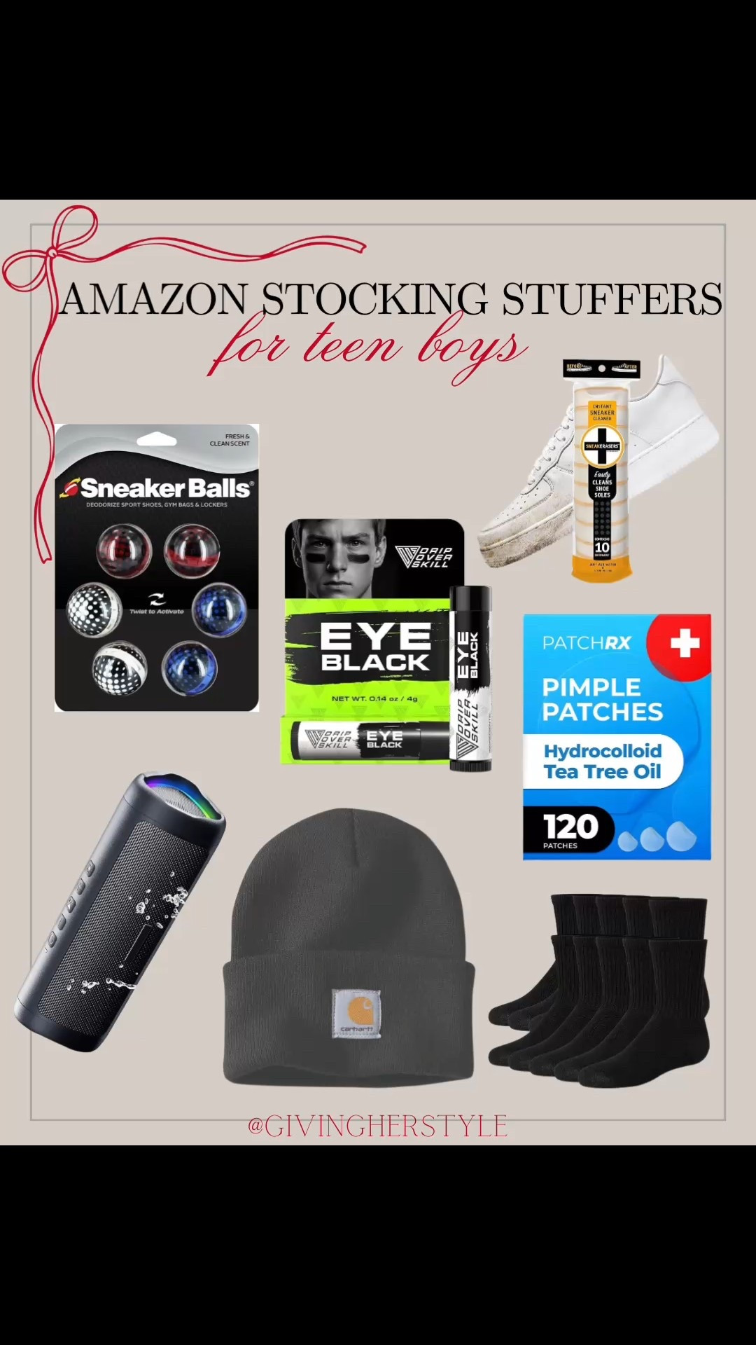 Stocking stuffers for teen boys! 

Stocking stuffers for teenagers, stocking stuffers for teen boys, stocking stuffers for son, stocking stuffers for college boy, gift guide, gifts for boys, gifts for him, gifts for son, gifts for teenage boy, amazon, amazon gifts, Amazon stocking stuffers, Christmas 

#LTKMens #LTKGiftGuide #LTKHoliday