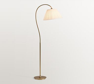 Baylor Pleated Shade Task Floor Lamp (64") | Pottery Barn (US)