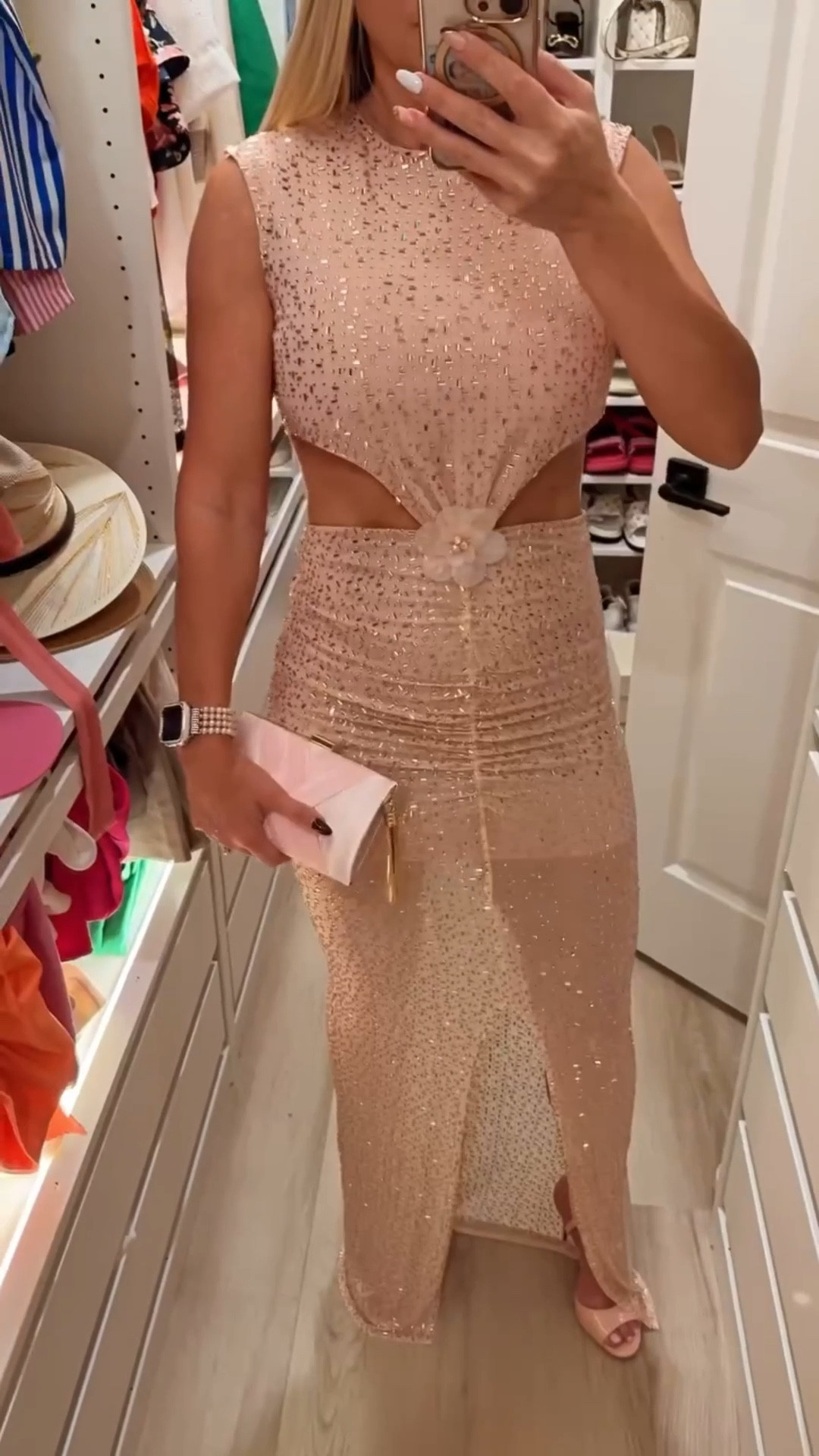 New Years dress hunt continues. This one is my top one so far besides the gold one from Meshki. I love this one for many reasons but most of all the details around the belly so I don’t don’t have to worry about my belly showing up after too much food and drinks at the party 😂 

#LTKHoliday #LTKgrwm #LTKSeasonal