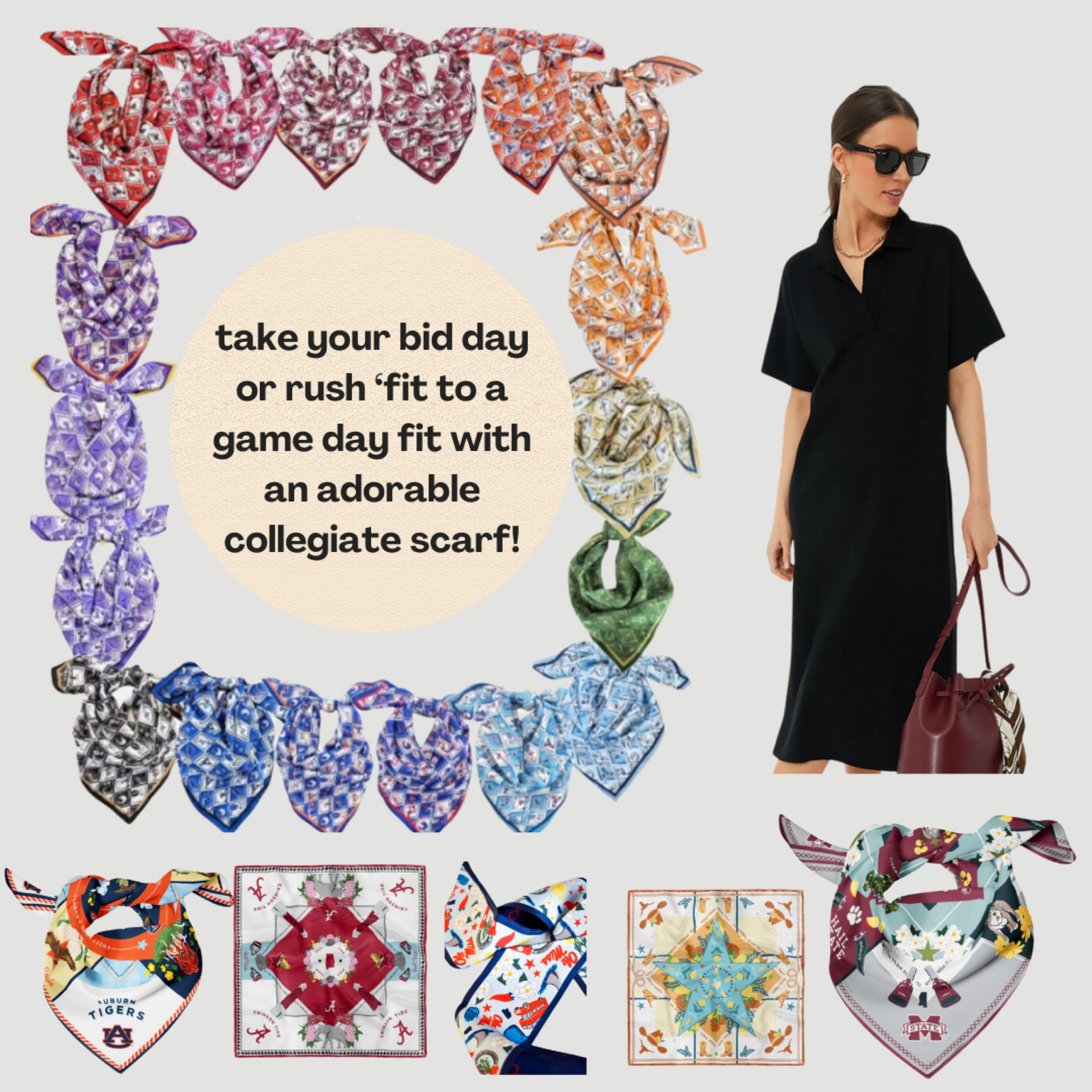 Fast 💨 forward your cute bid day outfits to game day looks! 

Throw an adorable twilly on your bag to celebrate your Daughter then use it again or shift the look with a collegiate scarf! 

Must have accessory for Fall game days AND college co-eds too!! 🏈

Great gifts for any stylish college co-ed or Mom 💗



#LTKStyleTip #LTKActive