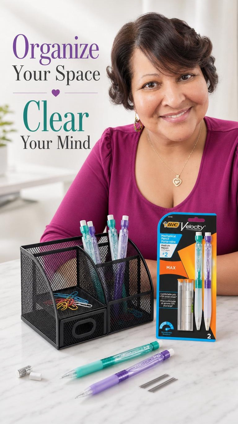 As we start getting the children and grandchildren ready for school, we are reminded to take care of ourselves too 🥰 
If your desk tends to collect pins, notes and little everyday essentials, this organizer is a simple way to keep things in one place neatly organized, and ready to go! 

Organize your space | Clear your mind 

#backtoschool #getorganized #workfromhome

#LTKdayinmylife #LTKvlog