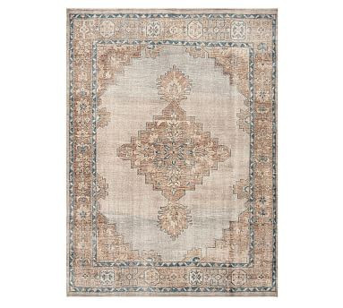 Finn Hand-Knotted Rug - Blue Multi | Pottery Barn (US)