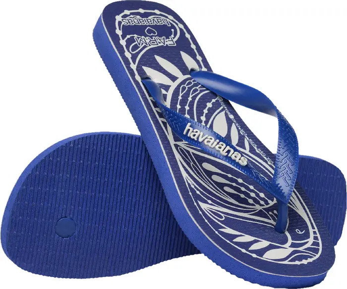 Havaianas x FARM Rio Lace Nature Flip Flop (Women) | Nordstrom | Nordstrom
