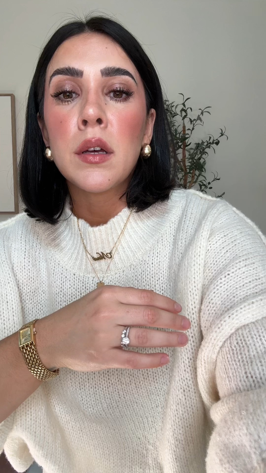 Recreating a cozy fall Pinterest look with linen pants and a sweater all from Amazon! Size M sweater and L pants. Thanksgiving outfit, holiday outfit, elevated lounge, midsize, mom style, size 10. 

#LTKHoliday #LTKMidsize #LTKSeasonal