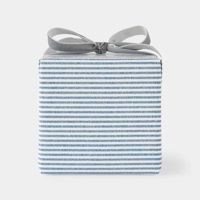 Chambray Ticking Stripe Gift Wrap - Sugar Paper&#8482; | Target
