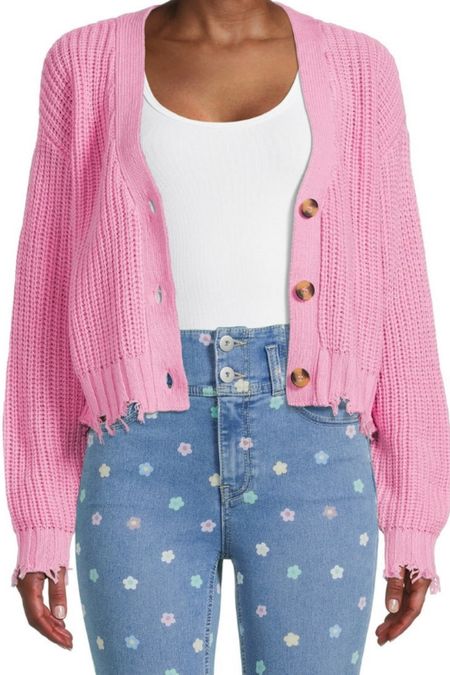 Super cute pink cardigan from Walmart! 

#LTKSeasonal #LTKU #LTKFind