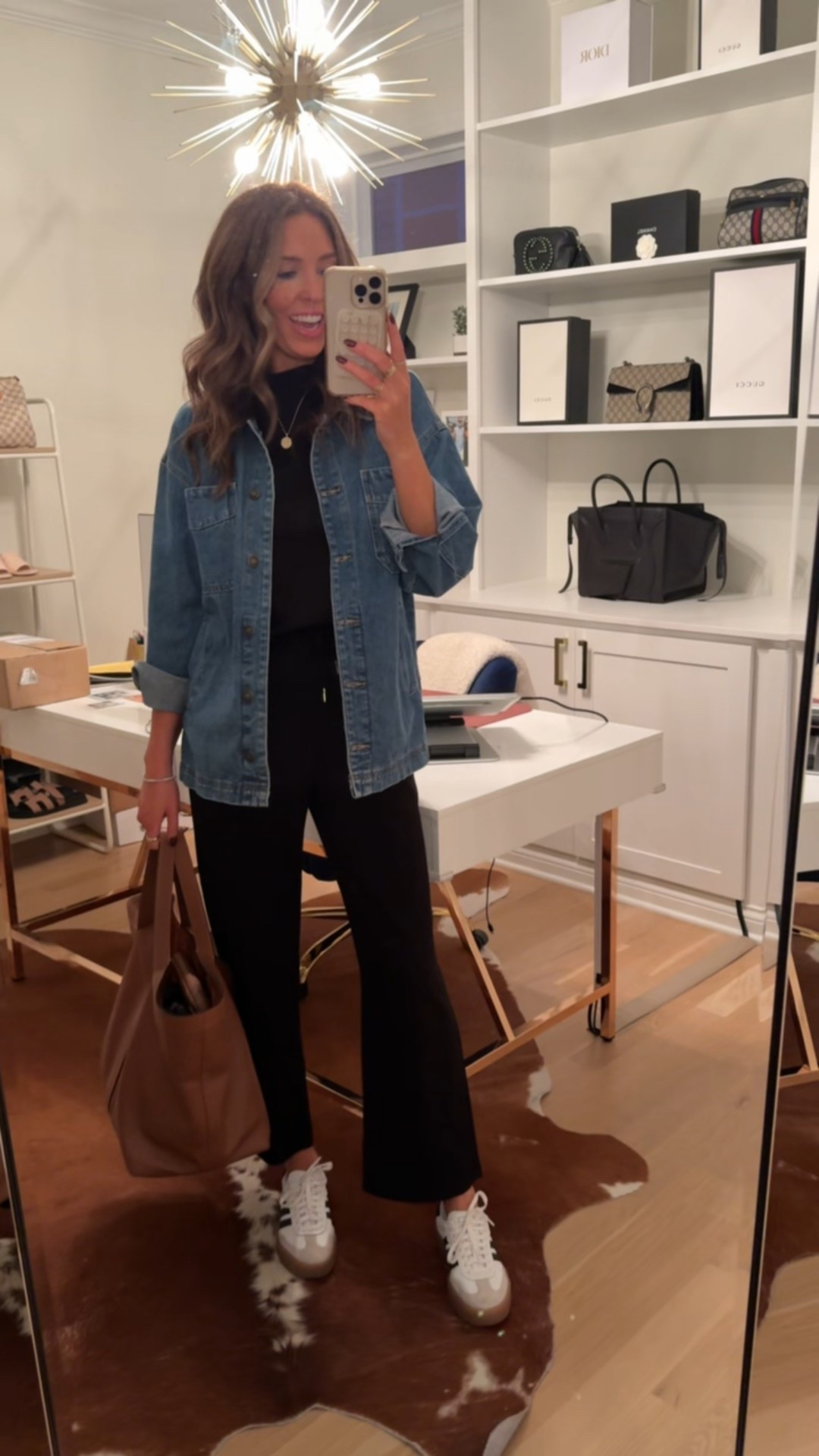 Loving this easy outfit for everyday wear or travel! Comfortable and stylish! // wearing a small in the set and denim jacket. Sneakers fit true to size #amazonfinds #outfitideas #denimjacket #fashion #amazoncreatorfinds

#LTKSeasonal #LTKStyleTip #LTKTravel